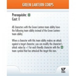 F005 - Green lantern Corps